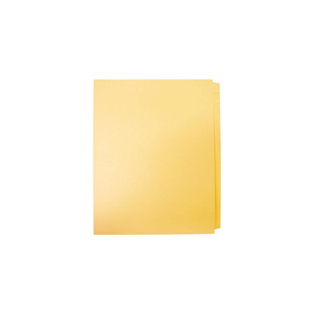 Onglets Sterling, vierges, chamois, format lettre, coupe 1/26e, 26/jeu, 1/pqt