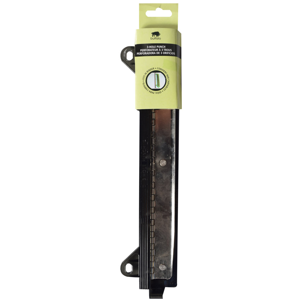 Buffalo 3-Hole Punch - Ring Binder Accessories - Black