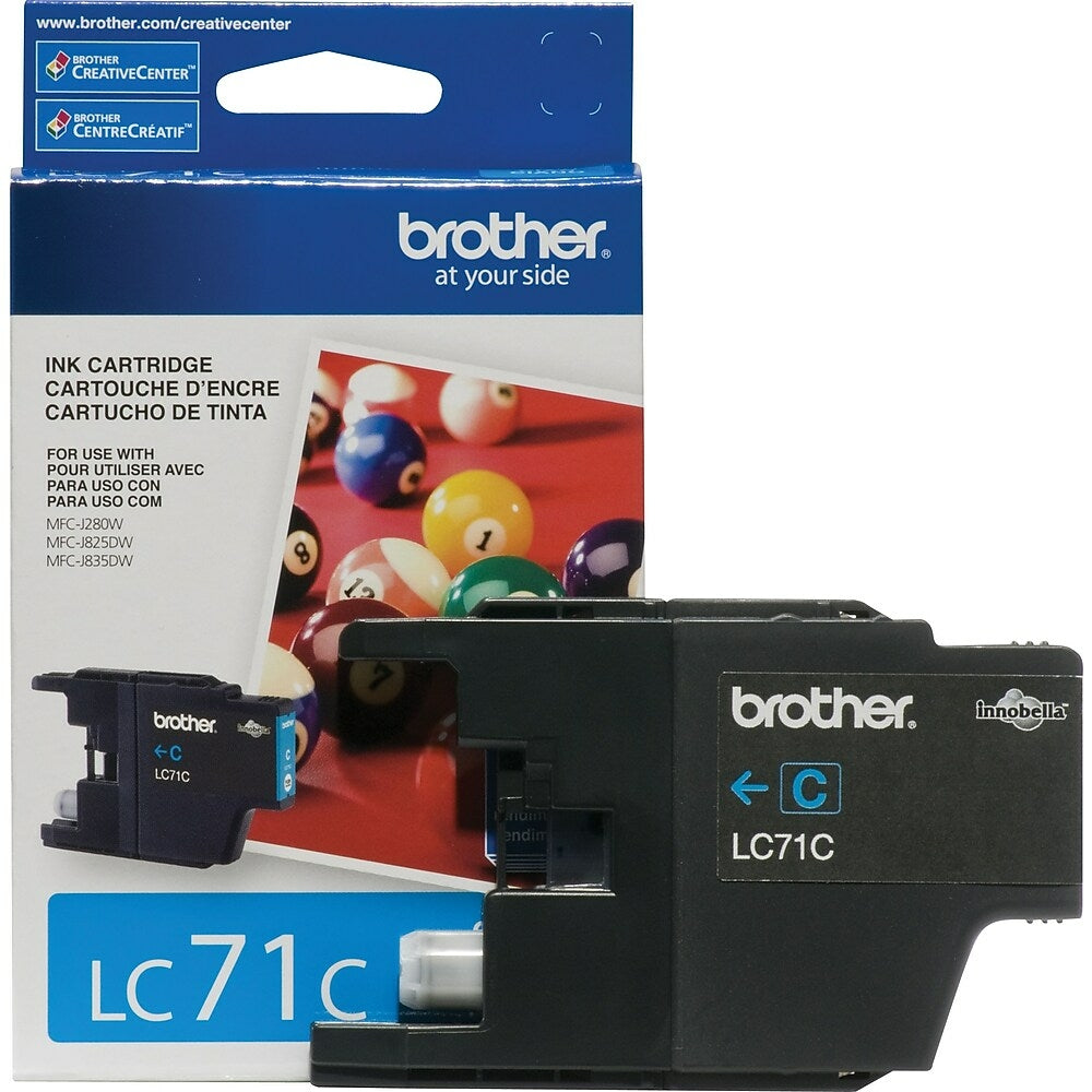 Cartouche d'encre cyan Brother LC71 (LC71CS)