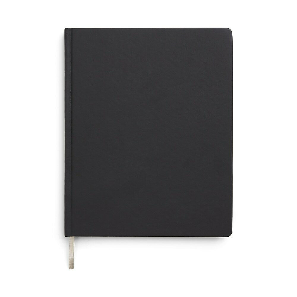 Journal ligné à couverture rigide TRU RED, grand format - Noir