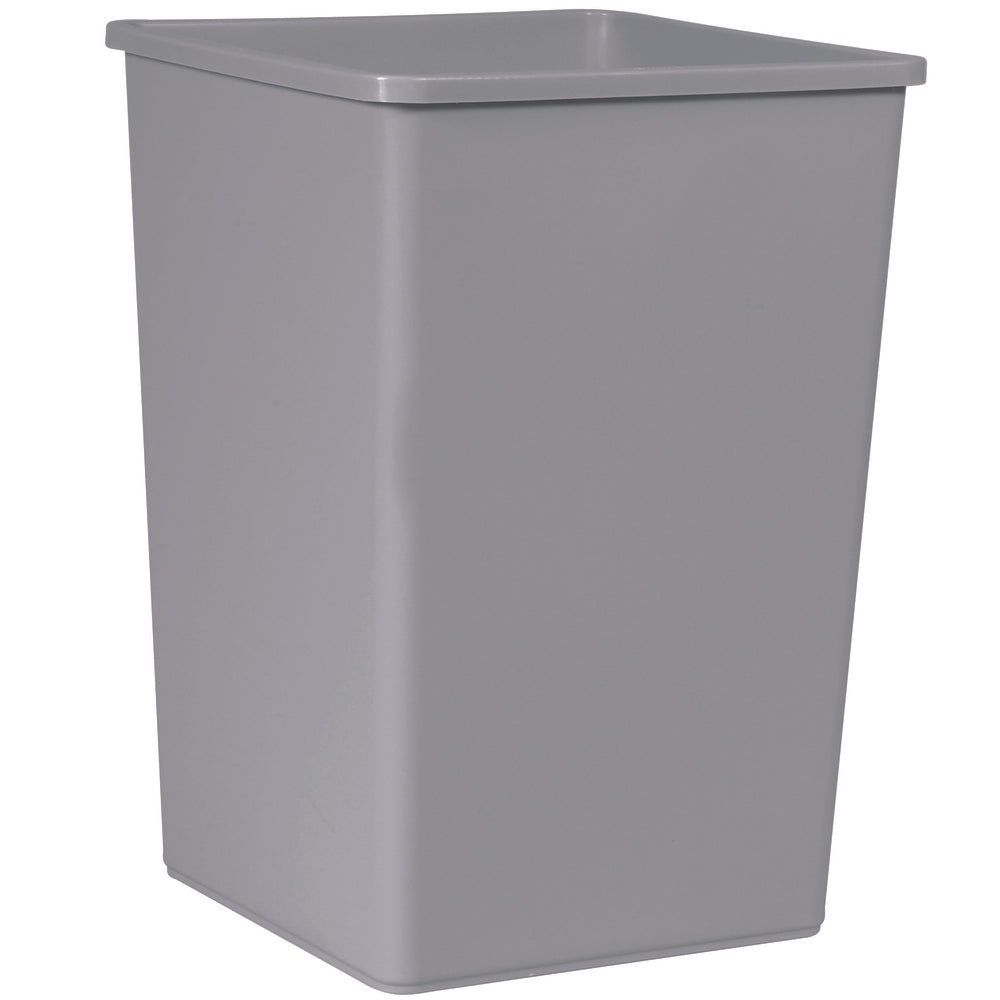 Conteneur carré Rubbermaid Commercial Untouchable - 132 L - Gris