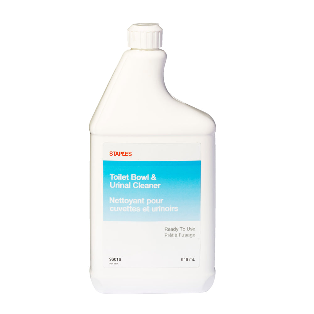 Staples Toilet Bowl & Urinal Cleaner - 946 mL