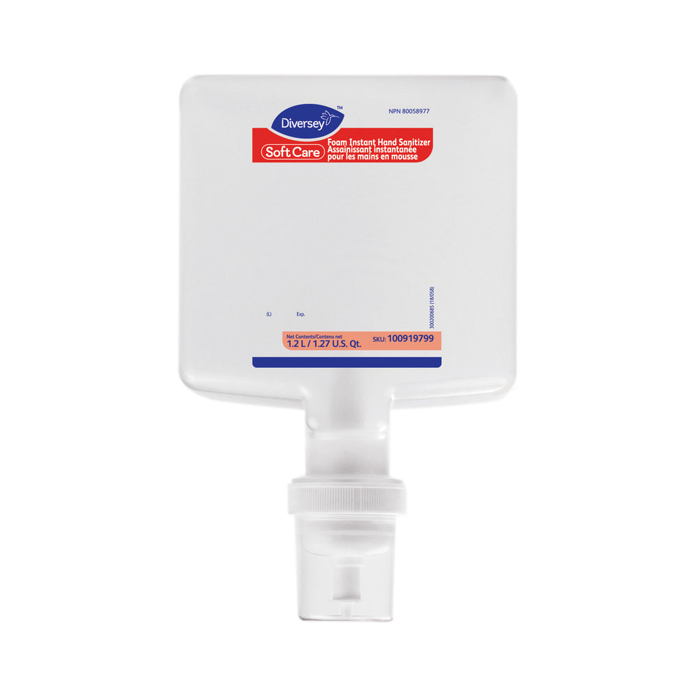 Désinfectant instantané pour les mains Diversey Soft Care - 1,2 L - Paquet de 6