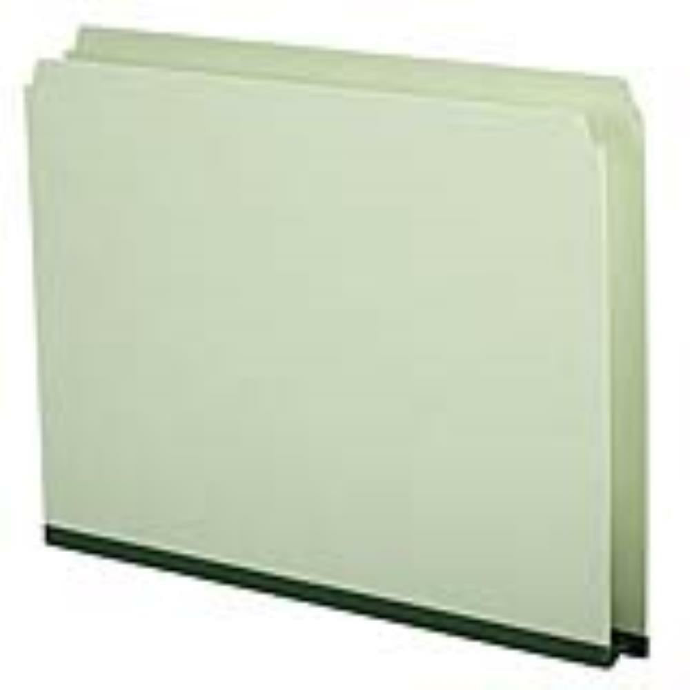 Chemises en carton comprimé - Format lettre - Vert - Paquet de 5