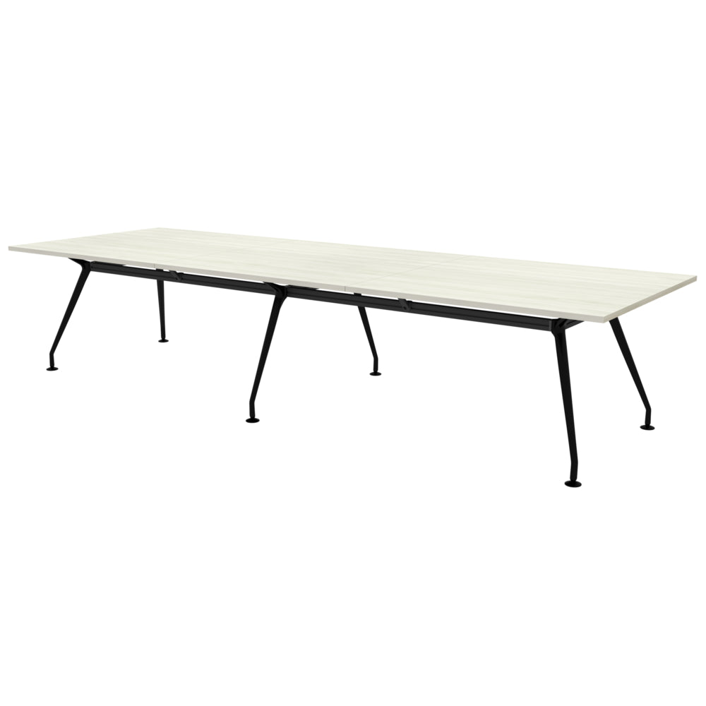Heartwood HDL Innovations Upscale 10 person Rectangle Boardoom Table - Winter Wood Black