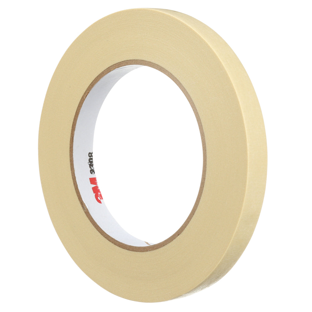 Scotch Masking Tape - Tan - 1/2 in W x 60 yd L (12 mm W x 55 m L)