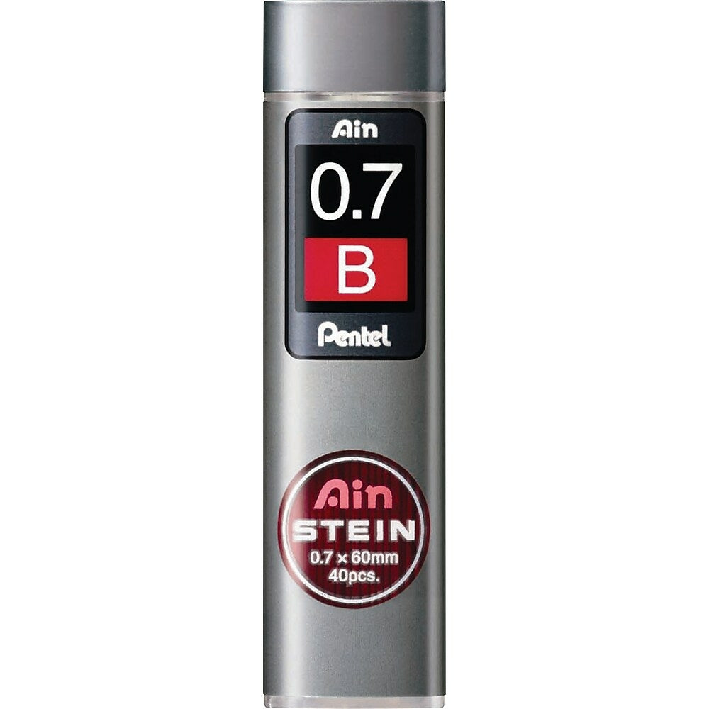 Recharges de mines Pentel Ain Stein 0,7 mm, mine B