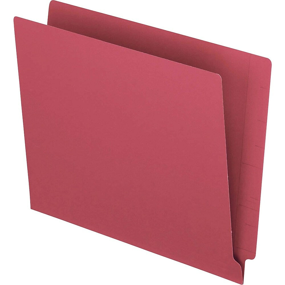 Chemises Pendaflex renforcées à onglets rouges - Format lettre - 100/boîte