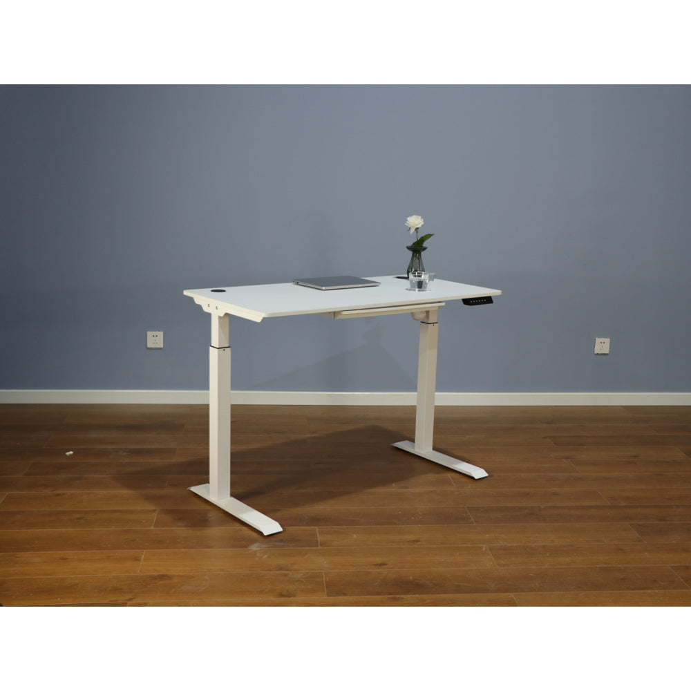 Heartwood 23" x 47" Electric Height Adjustable Table - White