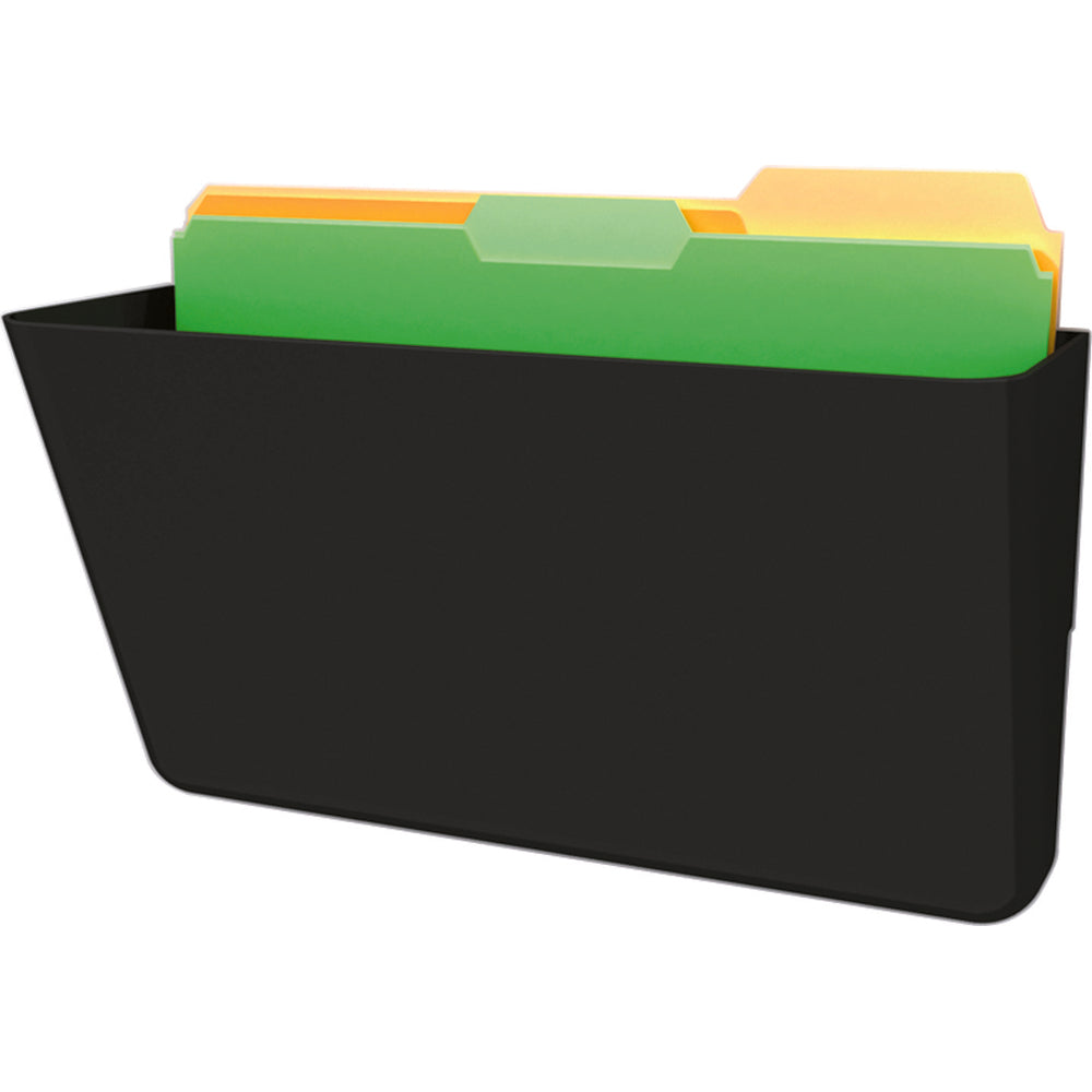 Classeur mural Deflecto EZ Link 1-Pocket durable - Noir
