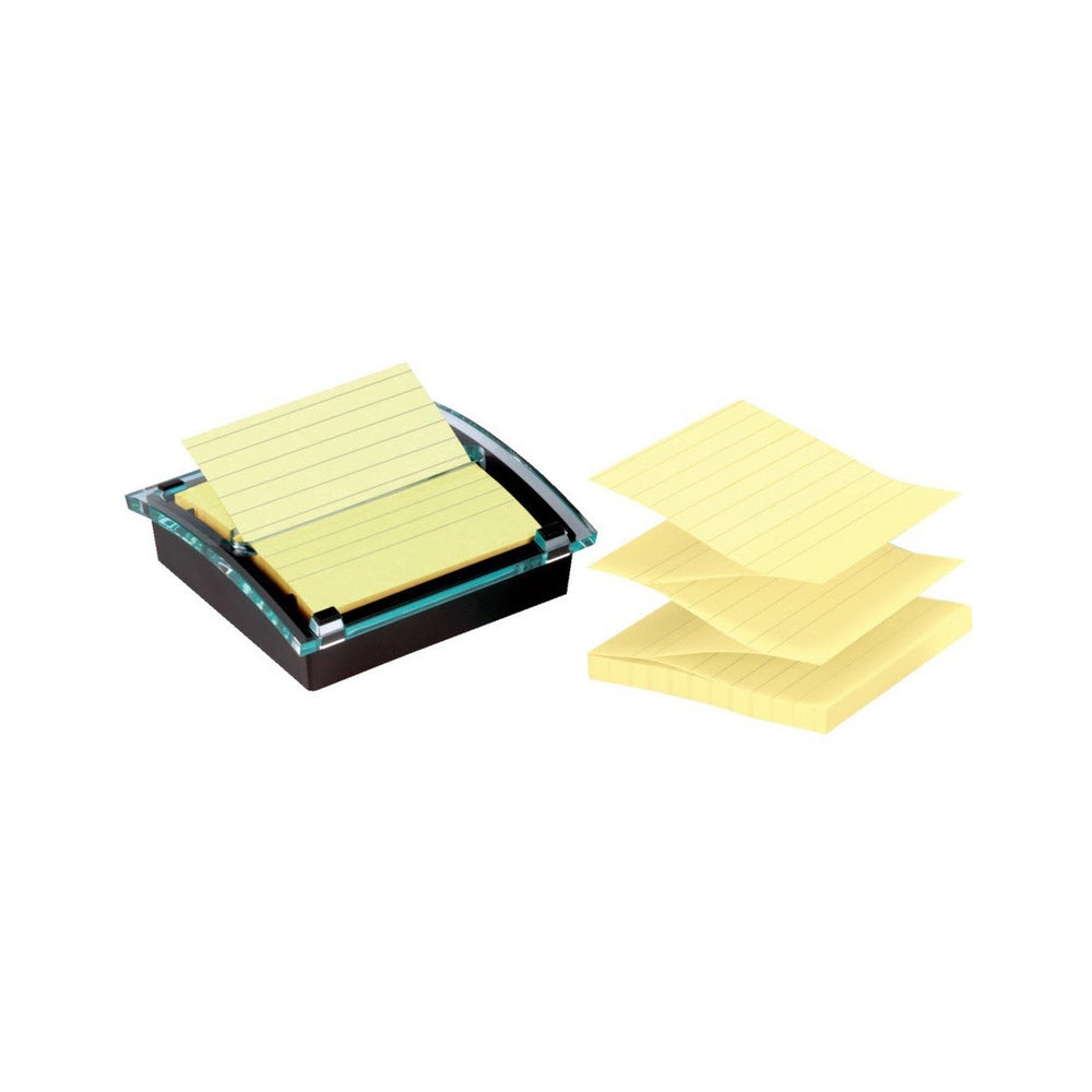 Post-it Pop-Up Notes Dispenser Value Pack - 4" x 4" - Yellow Notes - 3 Pack
