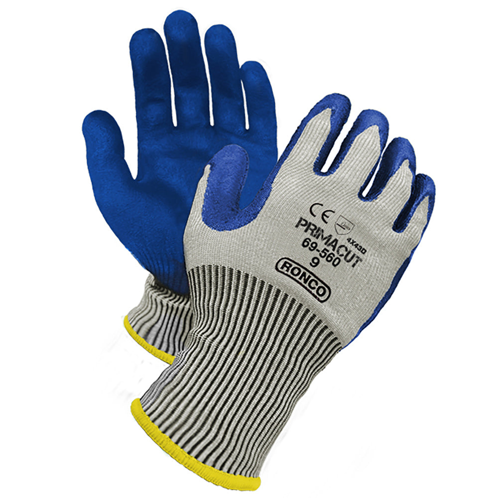 Gants Ronco PrimaCut - Bleu - Taille L - 6 paires