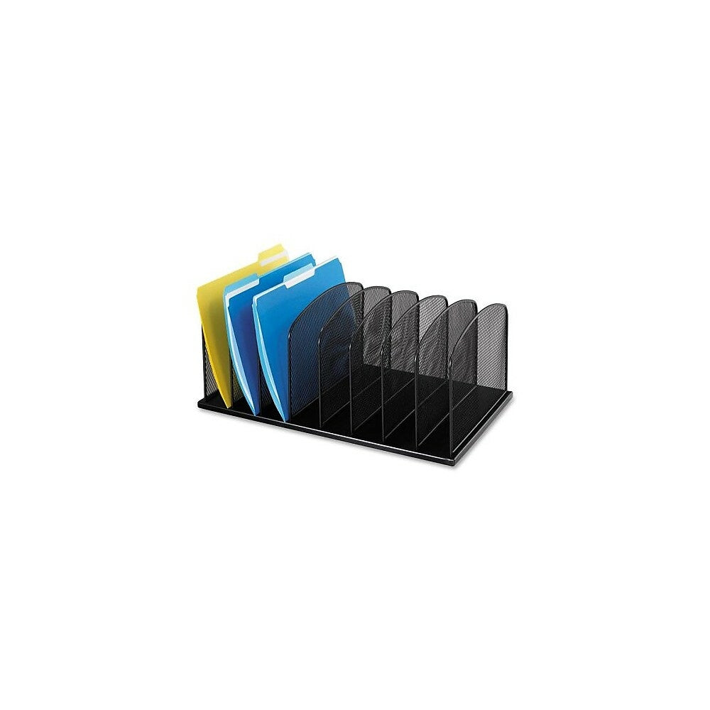Organiseur de bureau vertical en maille Safco, 8 compartiments