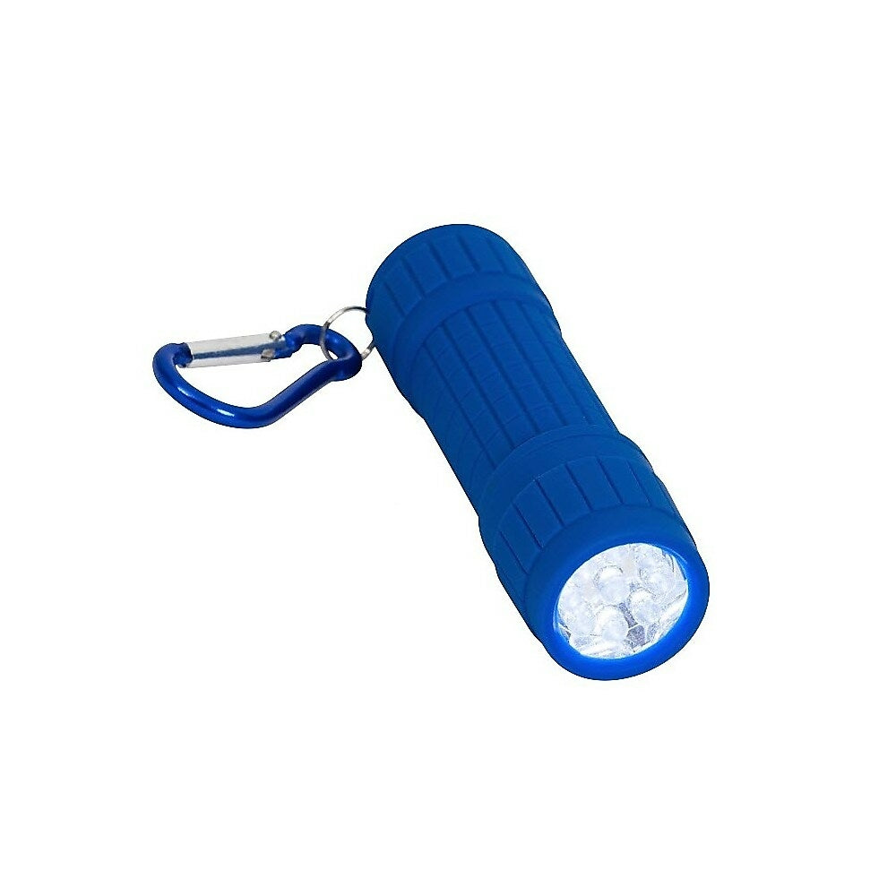 Merangue - Lampe torche LED compacte avec mousqueton - Couleurs assorties