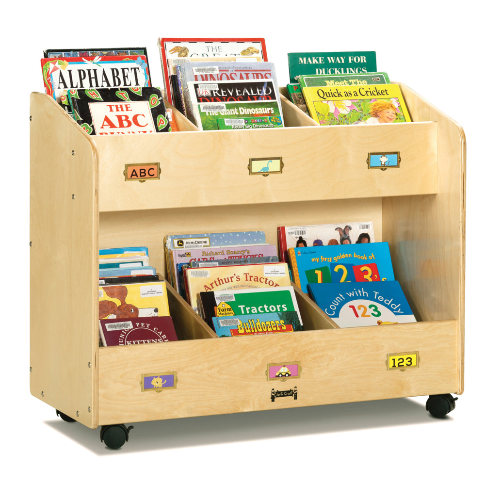 Jonti-Craft Mobile 6-Section Book Organizer
