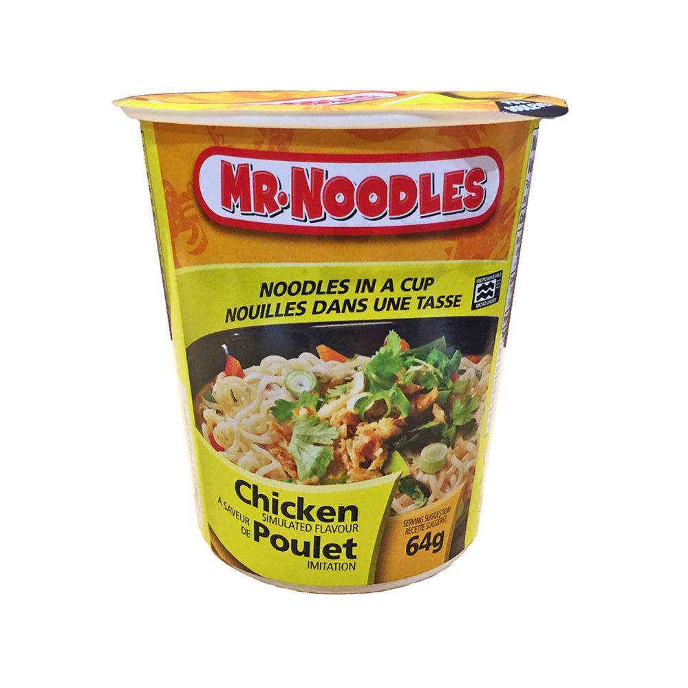 M. Noodles en tasse - Poulet - Paquet de 12
