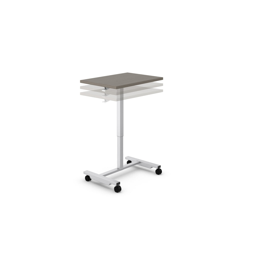 Bureaux à emporter - Table réglable en hauteur Newland - 28 x 19 po - Gris