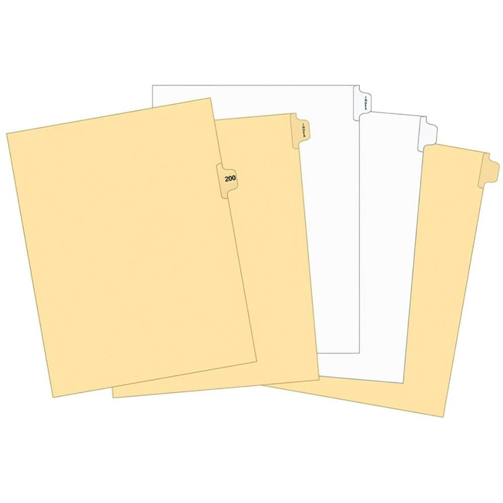 Index des onglets Supreme Litigation, 15e édition, singles, 11 pouces, Buff
