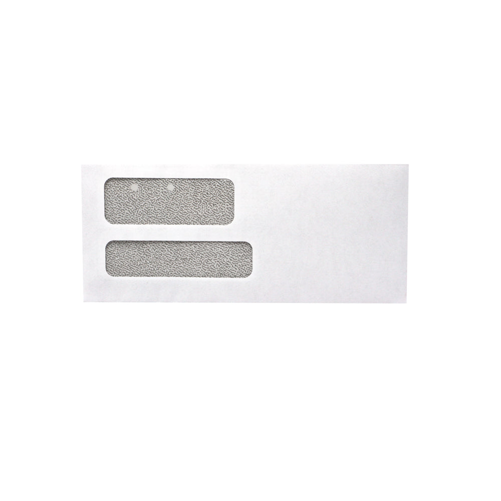 Enveloppes à fenêtre doubles SupremeX - n° 9 - 24 lb, papier blanc tissé - Security Artline - 3-78" x 8-7/8" - Paquet de 500