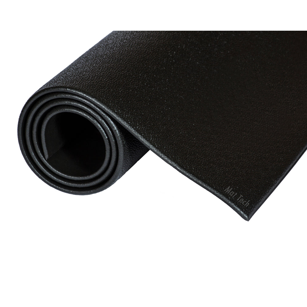 Tapis antifatigue Mat Tech Tuff Spun - Surface galet - 2' x 3' - Noir