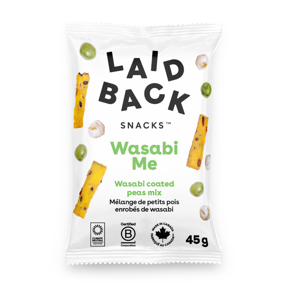 Snacks décontractés Wasabe-me - 45 g - Paquet de 20