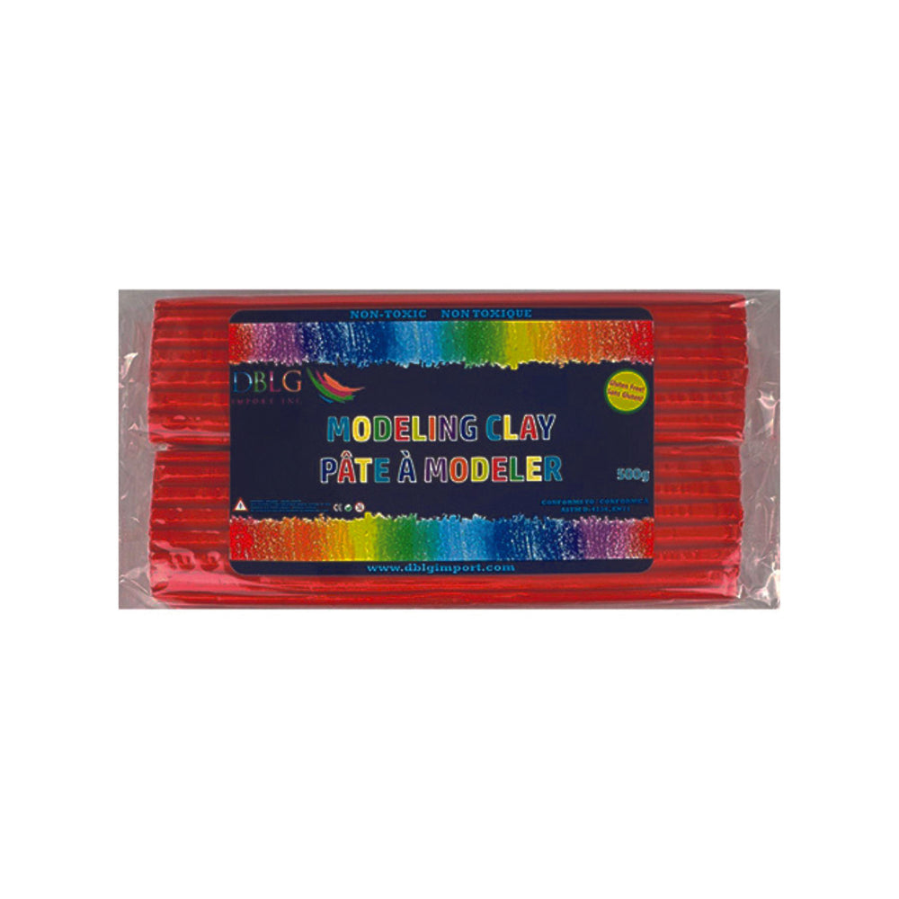 DBLG Imports Modellin g Clay - 500 g - Red
