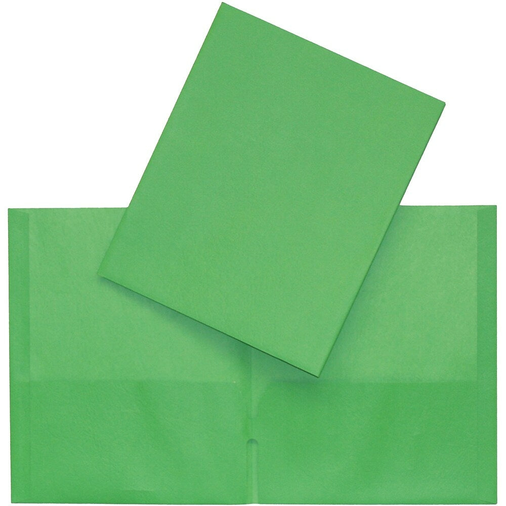 Portefeuille à deux poches Hilroy - Format lettre - Vert