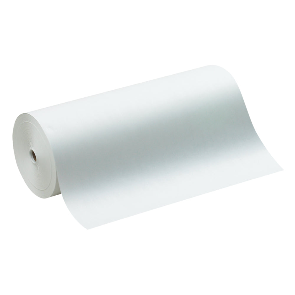 Rouleau de papier kraft léger Pacon, blanc, léger, 0,61 x 304 mètres, 1 rouleau