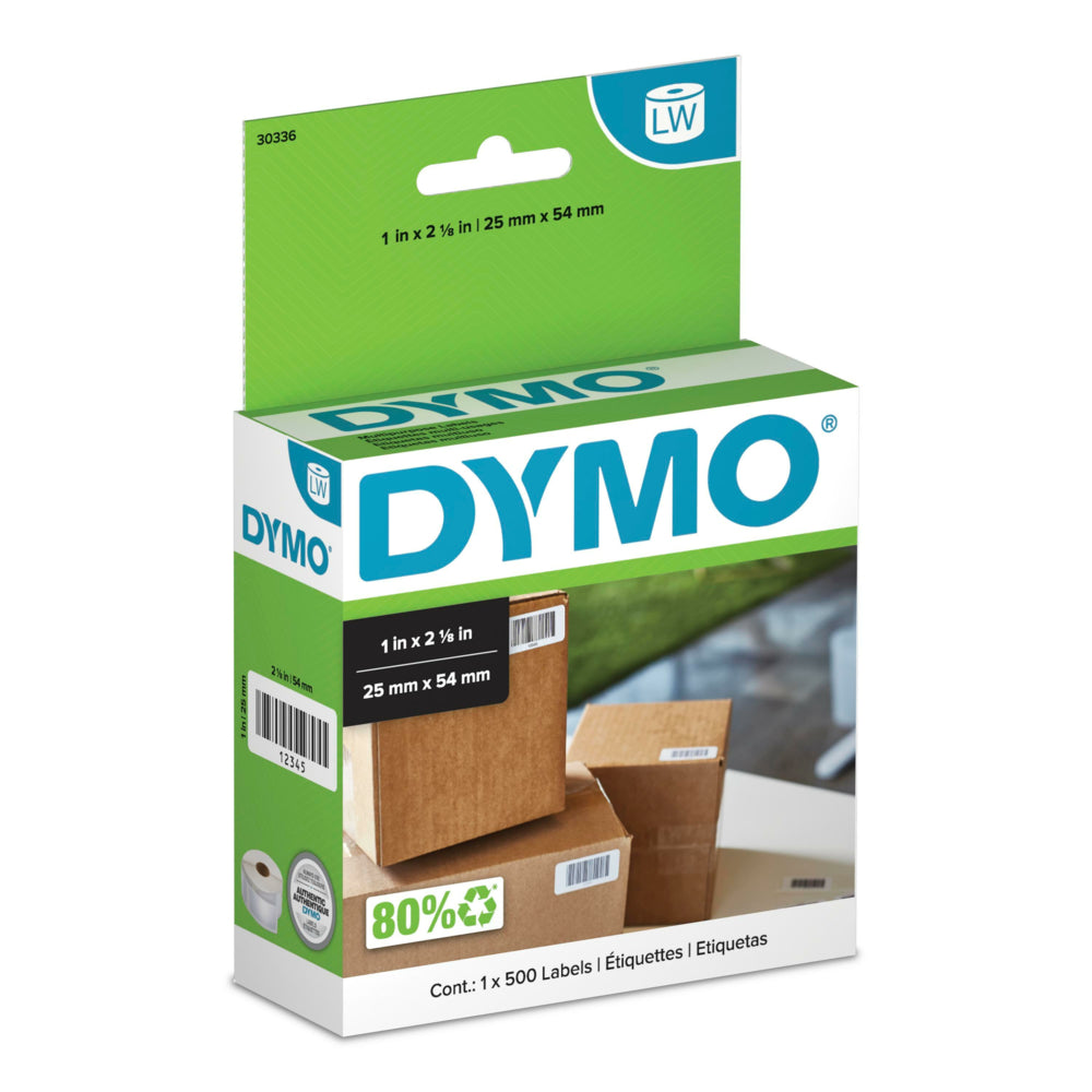 Étiquettes multi-usages DYMO LabelWriter, 2,5 cm x 5,5 cm (30336)