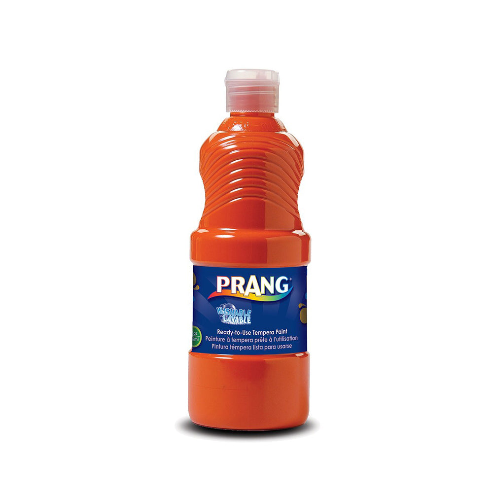 Peinture à la détrempe lavable Prang - 940 g - Orange