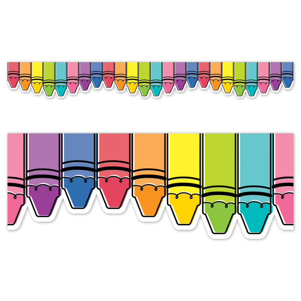 Creative Teaching Press Doodle Crayons EZ Border