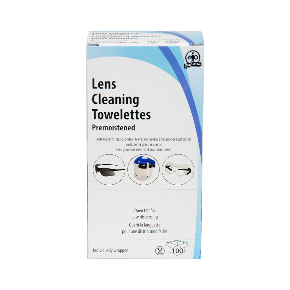 Lingettes nettoyantes pour lentilles Wasip - Paquet de 100