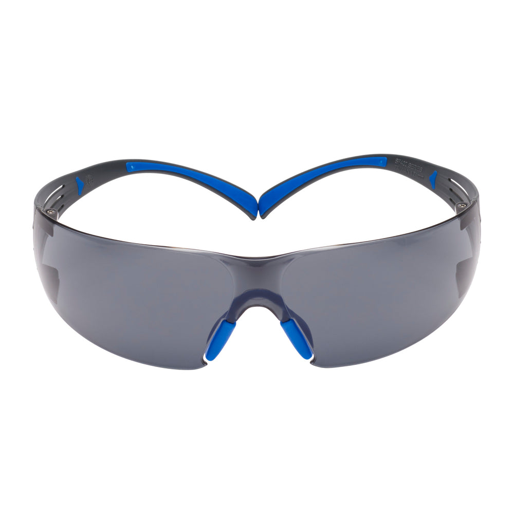 3M SecureFit Protective Eyewear 400 Series - SF402SGAF-BLU-F - Grey Scotchgard Anti-Fog Lens - Removable Foam Gasket
