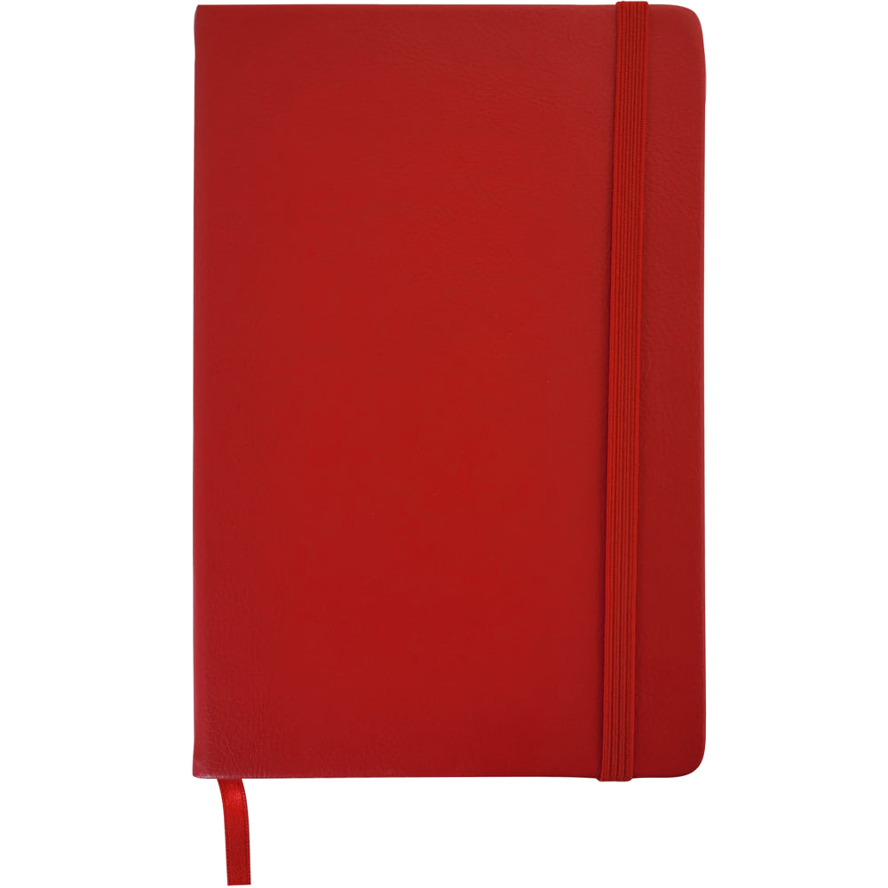 Cambridge Premium Hardcover Notebook - 8-1/4" x 5" - Red
