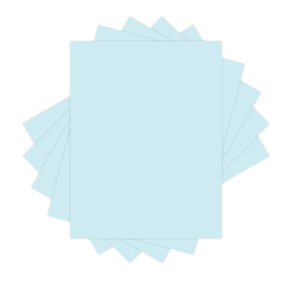 Papier à lettres Lettermark - Lisse - 8,5" x 11" - 90 lb - Bleu - 250 feuilles
