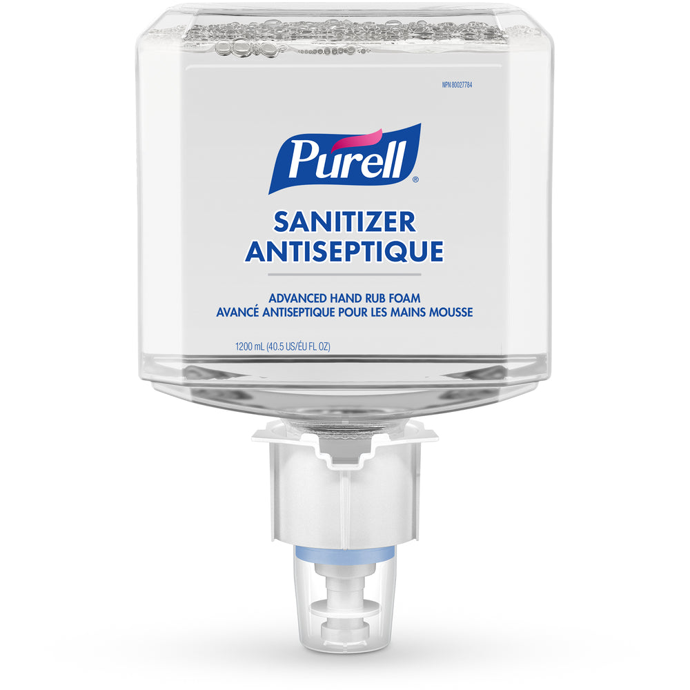 Recharge de mousse nettoyante pour les mains Purell Advanced pour Purell ES4 - 1 200 ml - Lot de 2