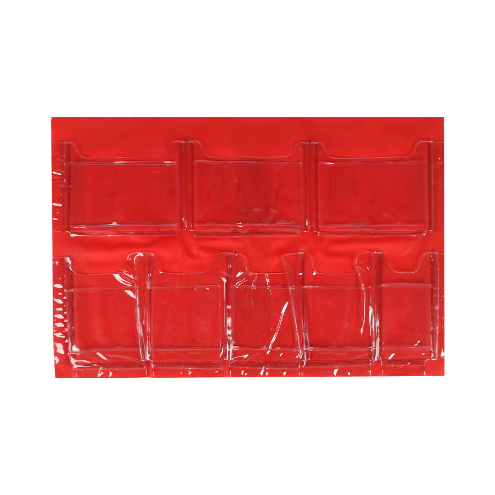 Pochette de porte en plastique Wasip - 8 poches - 38 cm x 26 cm