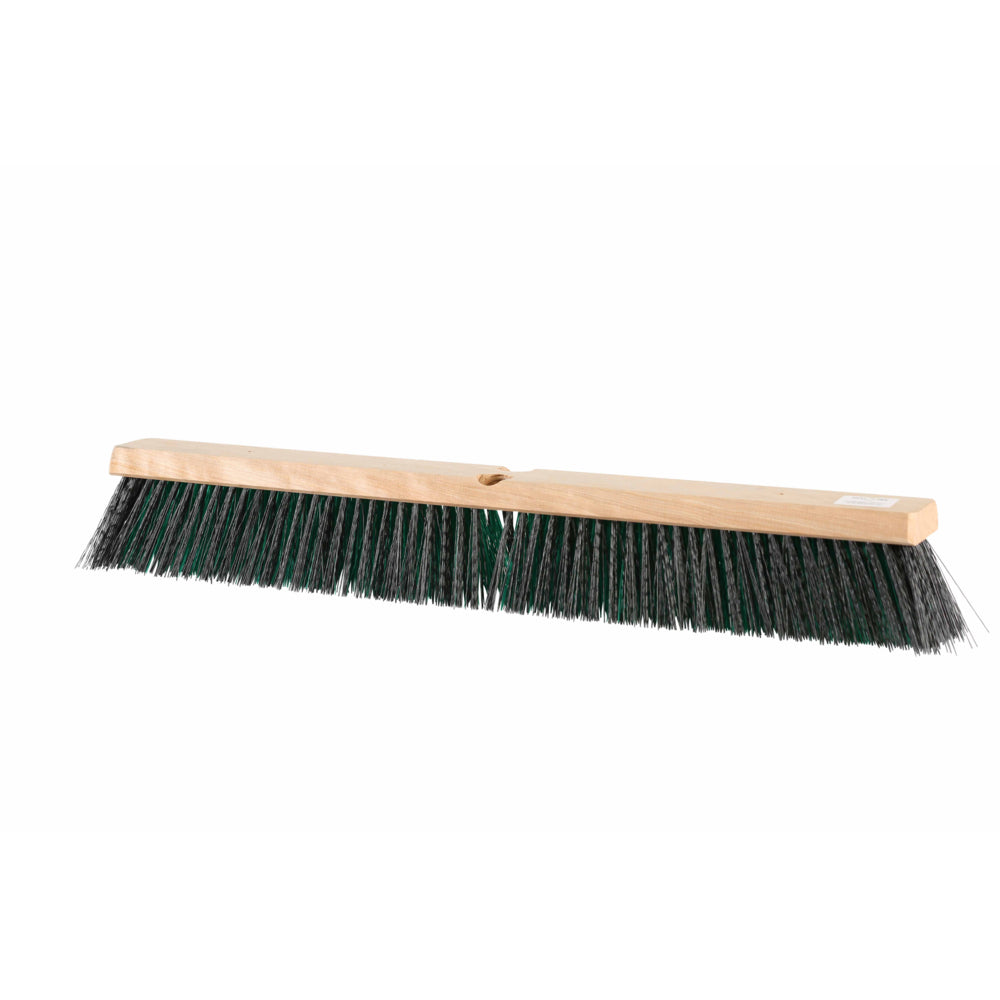 Globe Commercial Push Broom Head - Medium Bristles - 24"