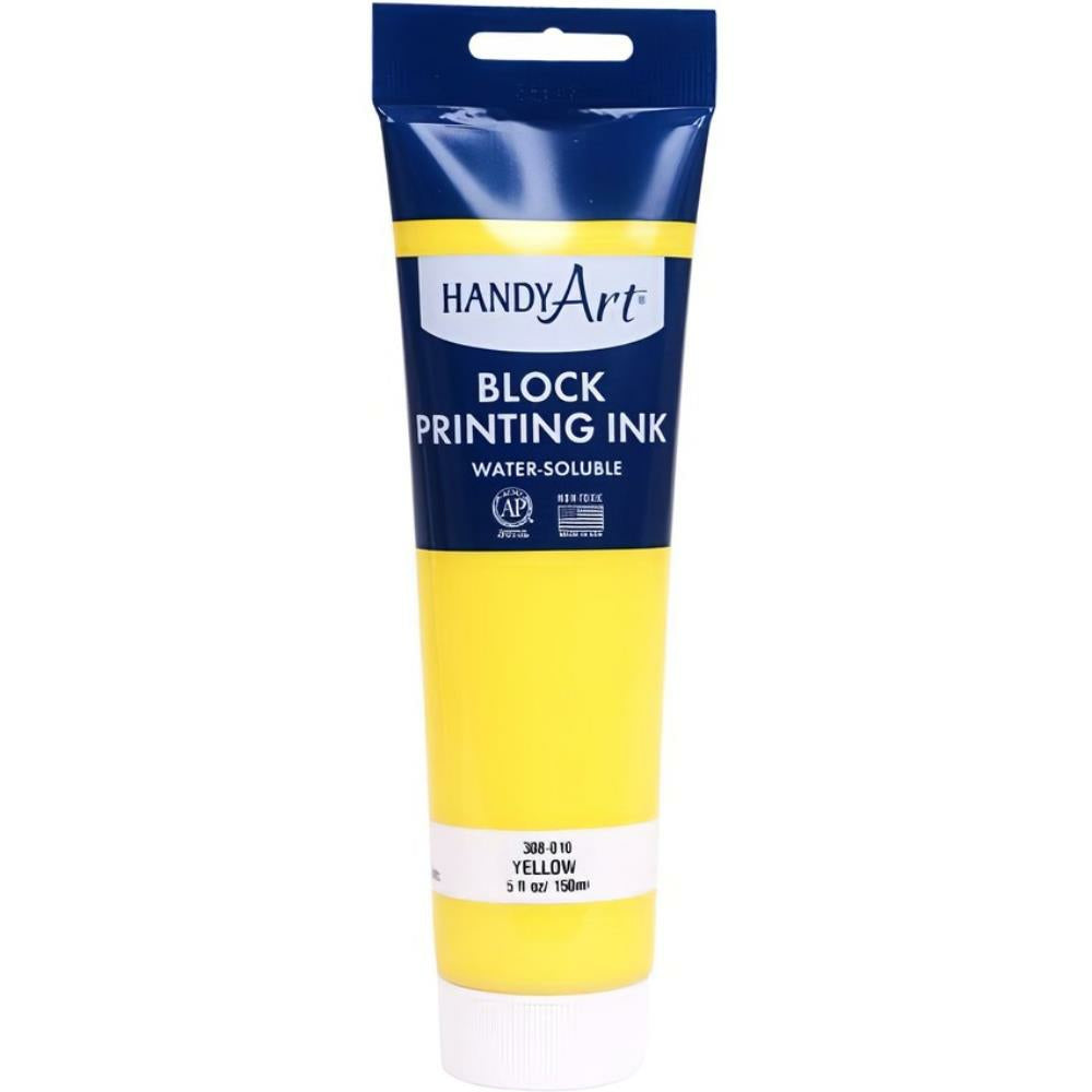 HANDY ART BLOCK INK - 5 OZ YELLOW