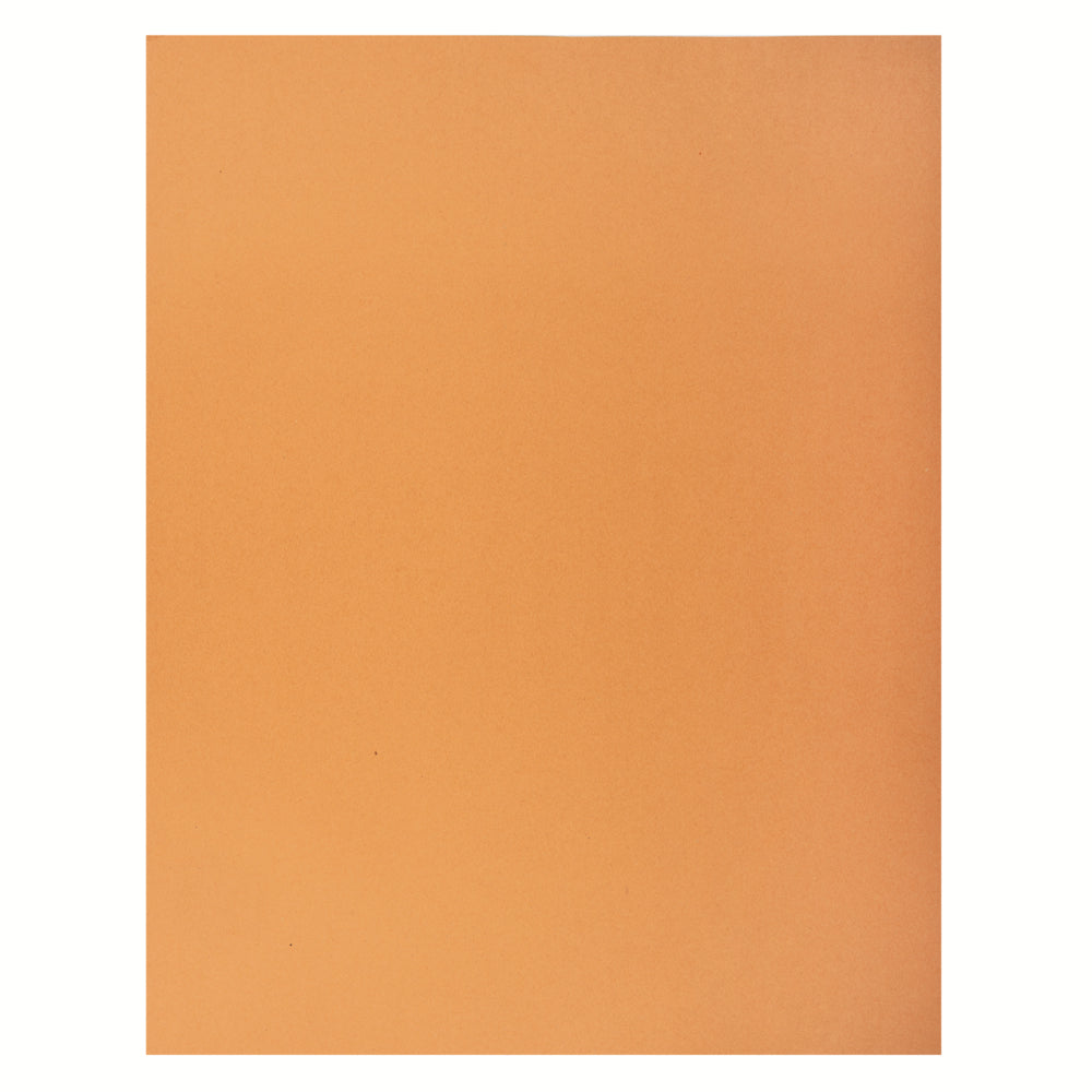 North American Paper 2 Ply Bristol - 22" x 28" - Orange - 48 Sheets