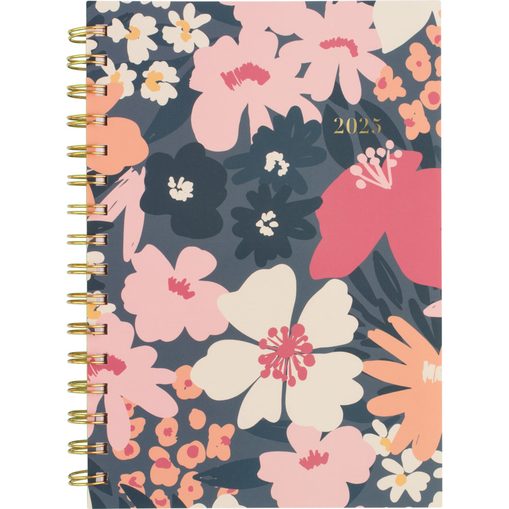 Cambridge 2025 Thicket Weekly/Monthly Planner - 8-1/2" H x 5-1/2" W - Multicolour - Bilingual