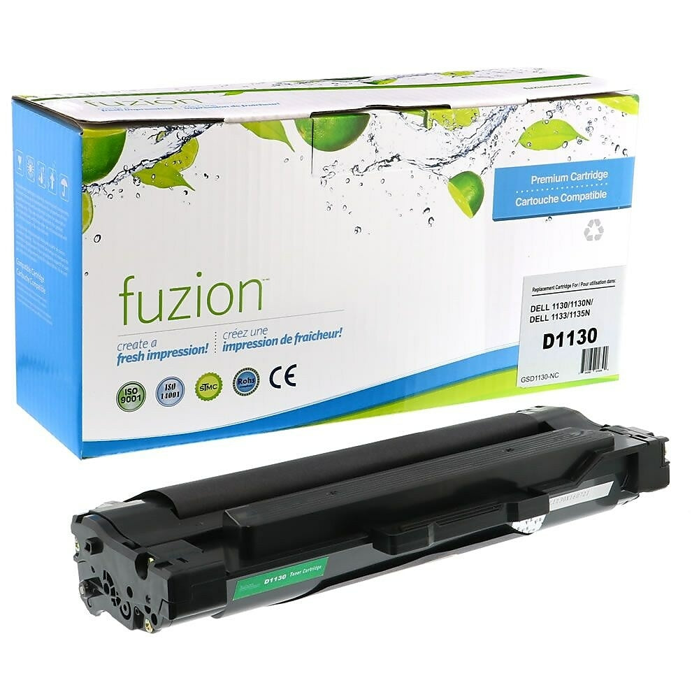 Cartouches de toner noir compatibles Dell 1130 Fuzion, rendement standard (3309523)