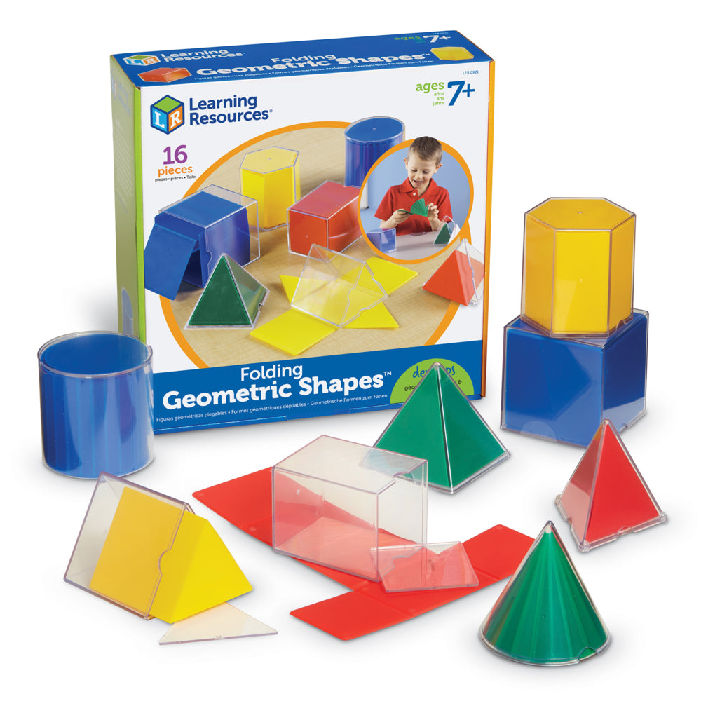 Ensemble de 16 formes géométriques pliables Learning Resources