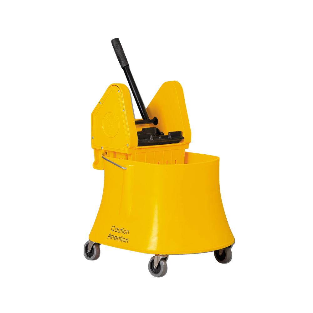 Ensemble seau et essoreuse Vileda Downpress - 25-38 litres - Jaune