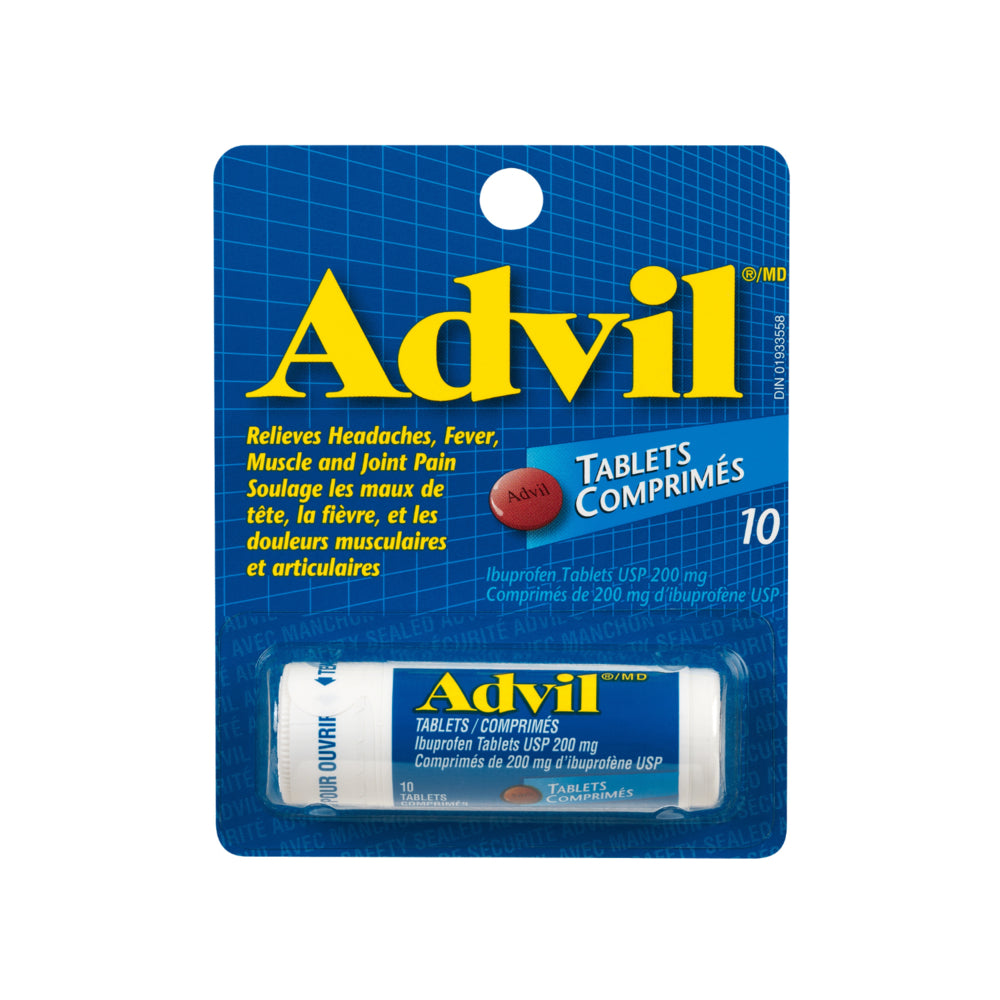 Comprimés Advil - 10 comprimés