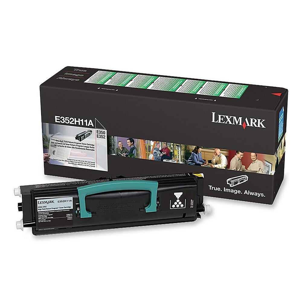 Lexmark Toner Cartridge - Laser - High Yield - Black - (E352H11A)