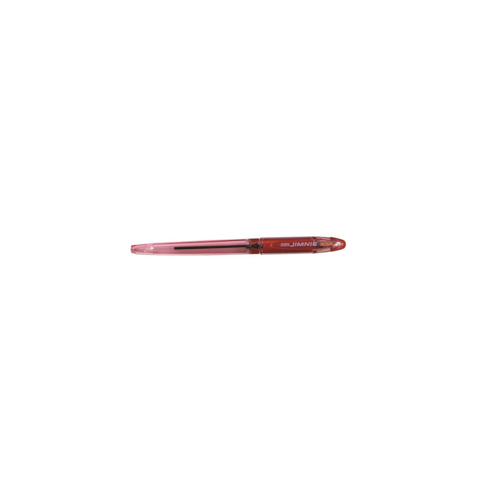 Stylo à bille ZEBRA Jimnie, pointe moyenne, 1,0 mm, encre rouge