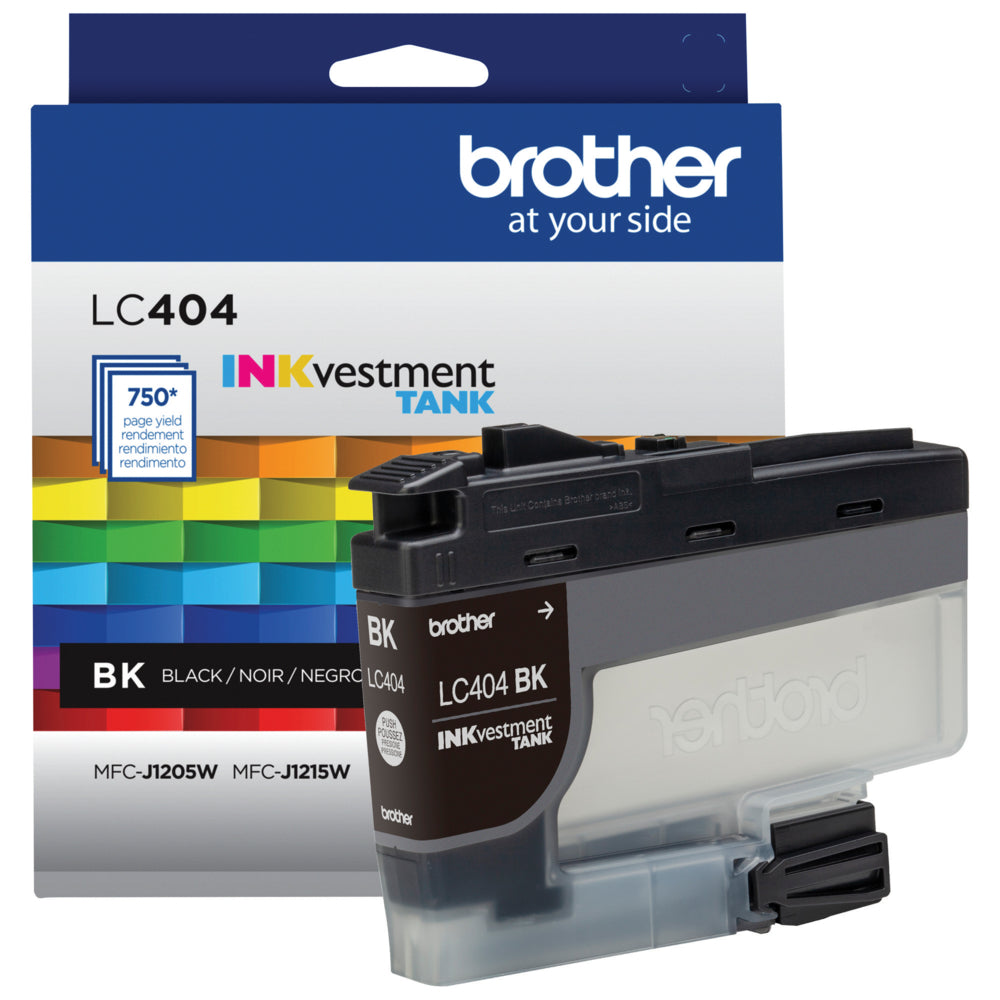 Cartouche d'encre noire Brother LC404BKS INKvestment Tank à rendement standard