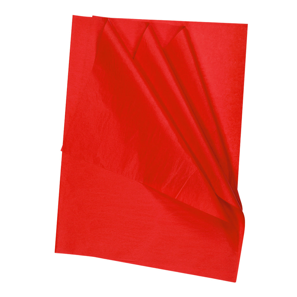 Papier de soie North American Paper Inc. – 20" x 30" – Écarlate – 24 feuilles