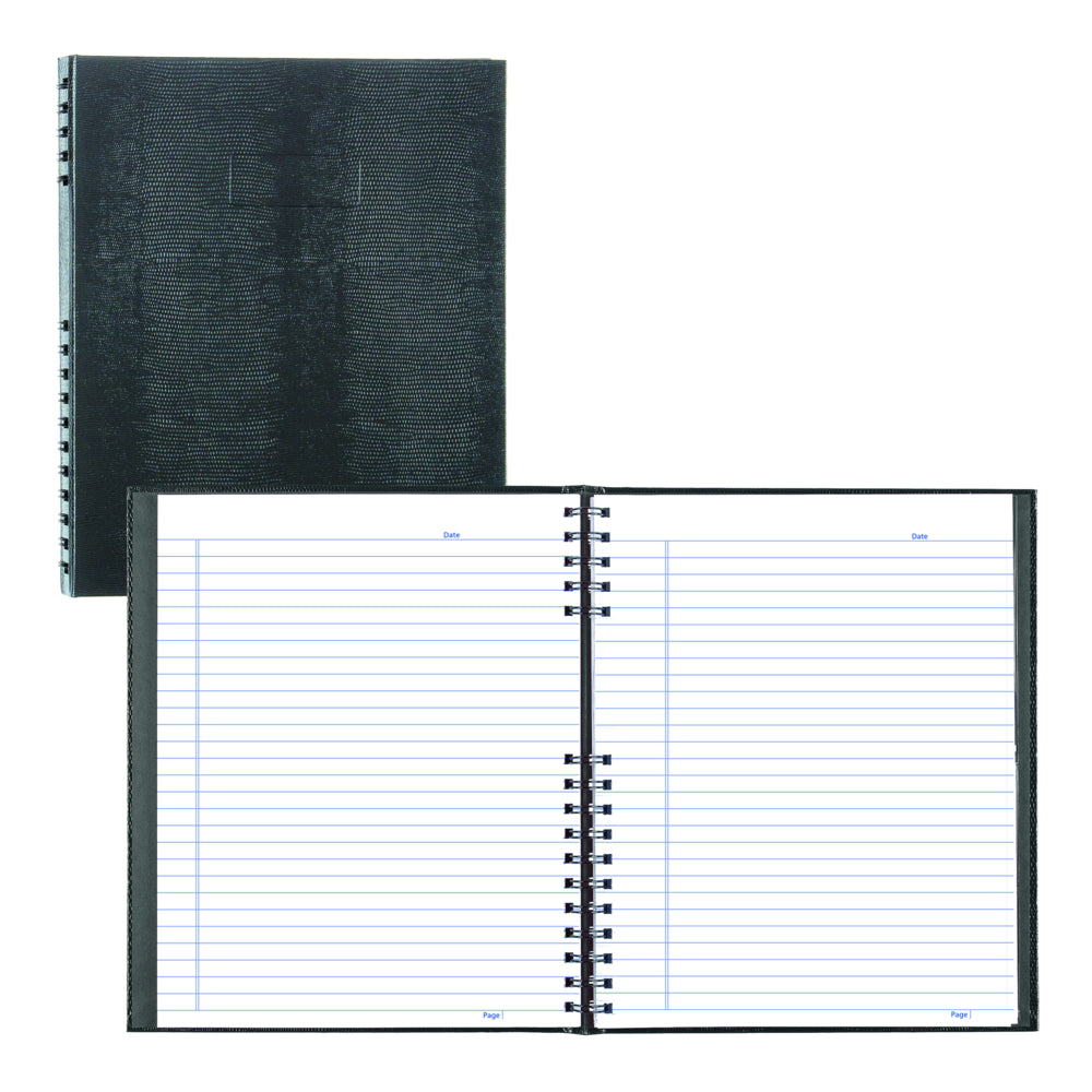 Blueline NotePro Ruled Notebook - 10-3/4" L x 8-1/2" W - Cool Grey - 200 Pages